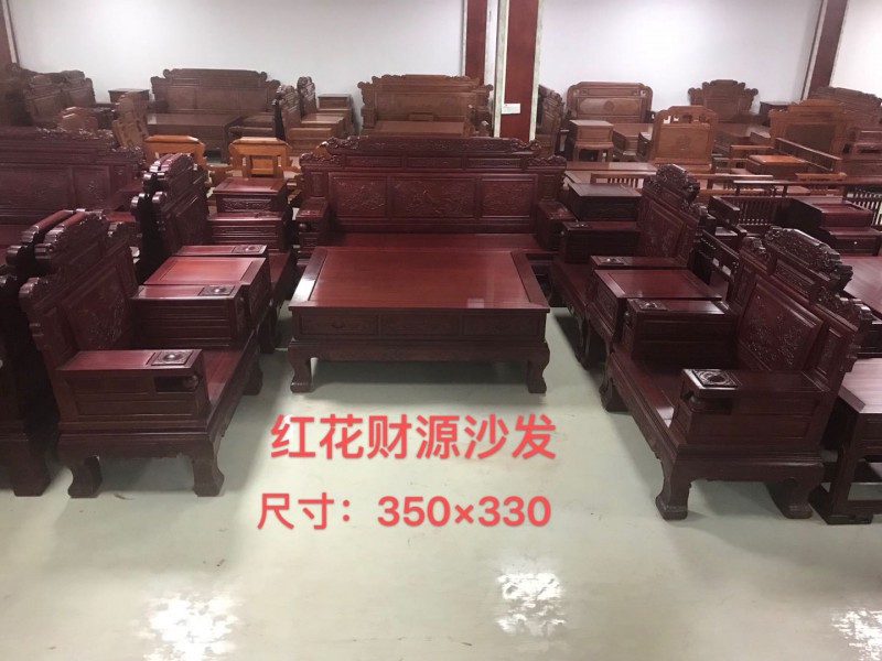 江西南康红花梨红木家具9